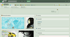 Desktop Screenshot of jonhsons.deviantart.com