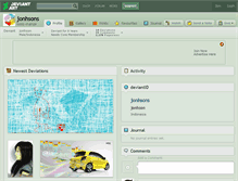Tablet Screenshot of jonhsons.deviantart.com