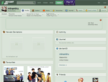Tablet Screenshot of minamiru.deviantart.com