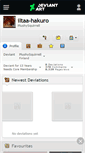 Mobile Screenshot of iltaa-hakuro.deviantart.com