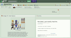 Desktop Screenshot of mimiczethird.deviantart.com