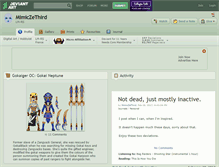 Tablet Screenshot of mimiczethird.deviantart.com