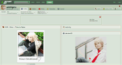 Desktop Screenshot of aoishigeru.deviantart.com