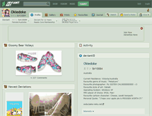 Tablet Screenshot of okiedoke.deviantart.com