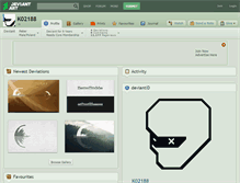 Tablet Screenshot of k02188.deviantart.com