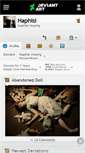Mobile Screenshot of haphisi.deviantart.com
