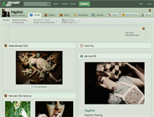 Tablet Screenshot of haphisi.deviantart.com