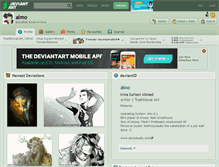 Tablet Screenshot of aimo.deviantart.com