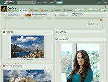 Tablet Screenshot of grofica.deviantart.com