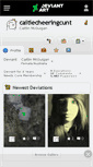 Mobile Screenshot of caitiecheeringcunt.deviantart.com