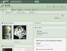 Tablet Screenshot of ph-club.deviantart.com