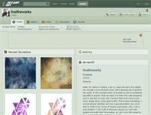 Tablet Screenshot of livefireworks.deviantart.com