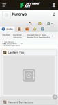 Mobile Screenshot of kuronyo.deviantart.com