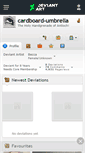 Mobile Screenshot of cardboard-umbrella.deviantart.com