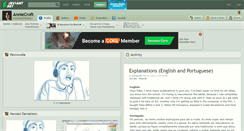 Desktop Screenshot of anniecroft.deviantart.com