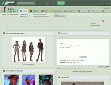 Tablet Screenshot of c-a-s.deviantart.com