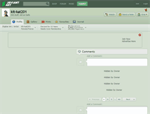 Tablet Screenshot of kit-kat201.deviantart.com