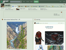 Tablet Screenshot of mandeh.deviantart.com