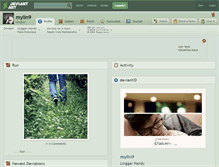 Tablet Screenshot of mylin9.deviantart.com