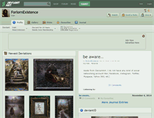 Tablet Screenshot of forlornexistence.deviantart.com