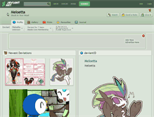 Tablet Screenshot of meloetta.deviantart.com