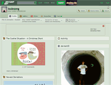 Tablet Screenshot of louiezong.deviantart.com