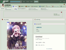 Tablet Screenshot of nlhiroki.deviantart.com