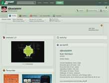 Tablet Screenshot of djkoolaid44.deviantart.com