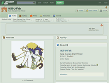 Tablet Screenshot of i-kill-u-fish.deviantart.com
