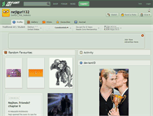 Tablet Screenshot of nejigurl132.deviantart.com