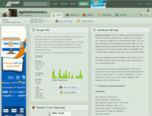 Tablet Screenshot of againstanorexia.deviantart.com