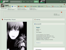 Tablet Screenshot of bygon.deviantart.com