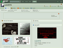 Tablet Screenshot of lela30stm.deviantart.com