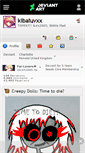 Mobile Screenshot of kibaluvxx.deviantart.com