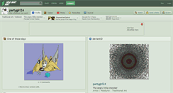 Desktop Screenshot of partygirl24.deviantart.com