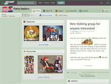 Tablet Screenshot of furry-socks.deviantart.com