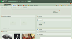 Desktop Screenshot of lusciouslady.deviantart.com