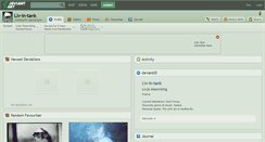 Desktop Screenshot of liv-in-tank.deviantart.com