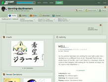 Tablet Screenshot of dawning-daydreamers.deviantart.com