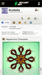 Mobile Screenshot of krystella.deviantart.com