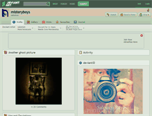 Tablet Screenshot of misteryboys.deviantart.com