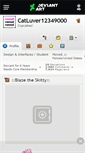 Mobile Screenshot of catluver12349000.deviantart.com