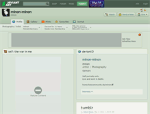 Tablet Screenshot of minon-minon.deviantart.com