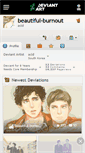 Mobile Screenshot of beautiful-burnout.deviantart.com