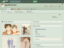 Tablet Screenshot of beautiful-burnout.deviantart.com