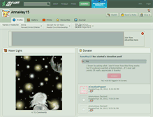 Tablet Screenshot of annamay15.deviantart.com