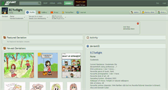 Desktop Screenshot of ectwilight.deviantart.com