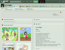 Tablet Screenshot of ectwilight.deviantart.com