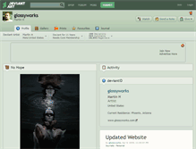 Tablet Screenshot of glossyworks.deviantart.com