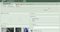 Desktop Screenshot of eternal-art-club.deviantart.com
